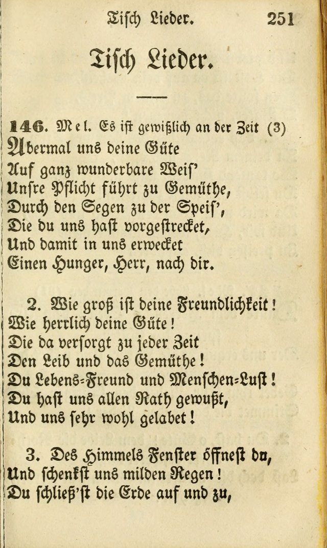 Die Gemeinschaftliche Liedersammlung: zum allgemeinen Gebrauch des wahren Gottesdienstes: mit einem inhalt sammt zwensachen register versehen (3 aufl.) page 251