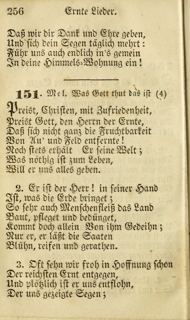 Die Gemeinschaftliche Liedersammlung: zum allgemeinen Gebrauch des wahren Gottesdienstes: mit einem inhalt sammt zwensachen register versehen (3 aufl.) page 256