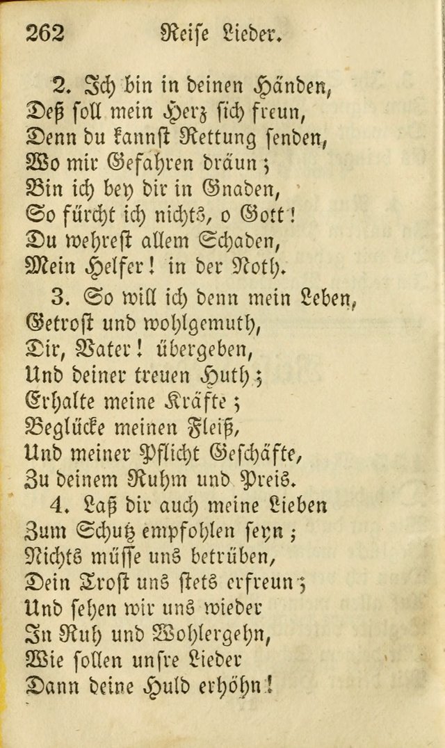 Die Gemeinschaftliche Liedersammlung: zum allgemeinen Gebrauch des wahren Gottesdienstes: mit einem inhalt sammt zwensachen register versehen (3 aufl.) page 262