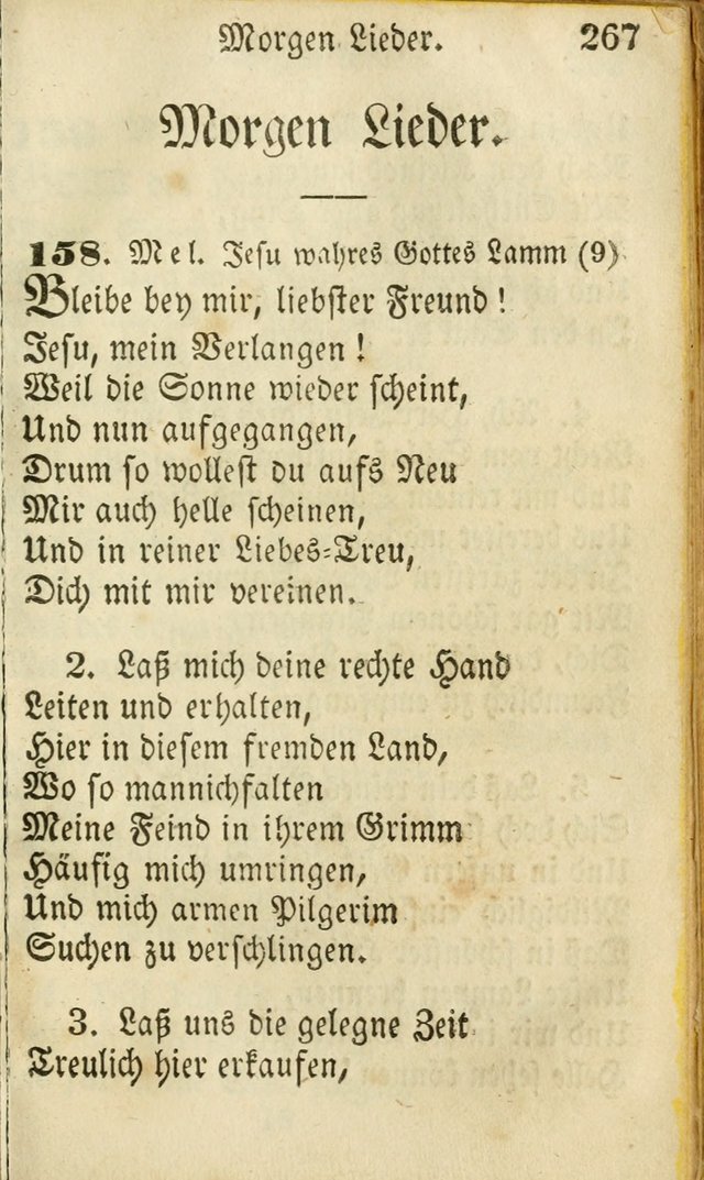 Die Gemeinschaftliche Liedersammlung: zum allgemeinen Gebrauch des wahren Gottesdienstes: mit einem inhalt sammt zwensachen register versehen (3 aufl.) page 267