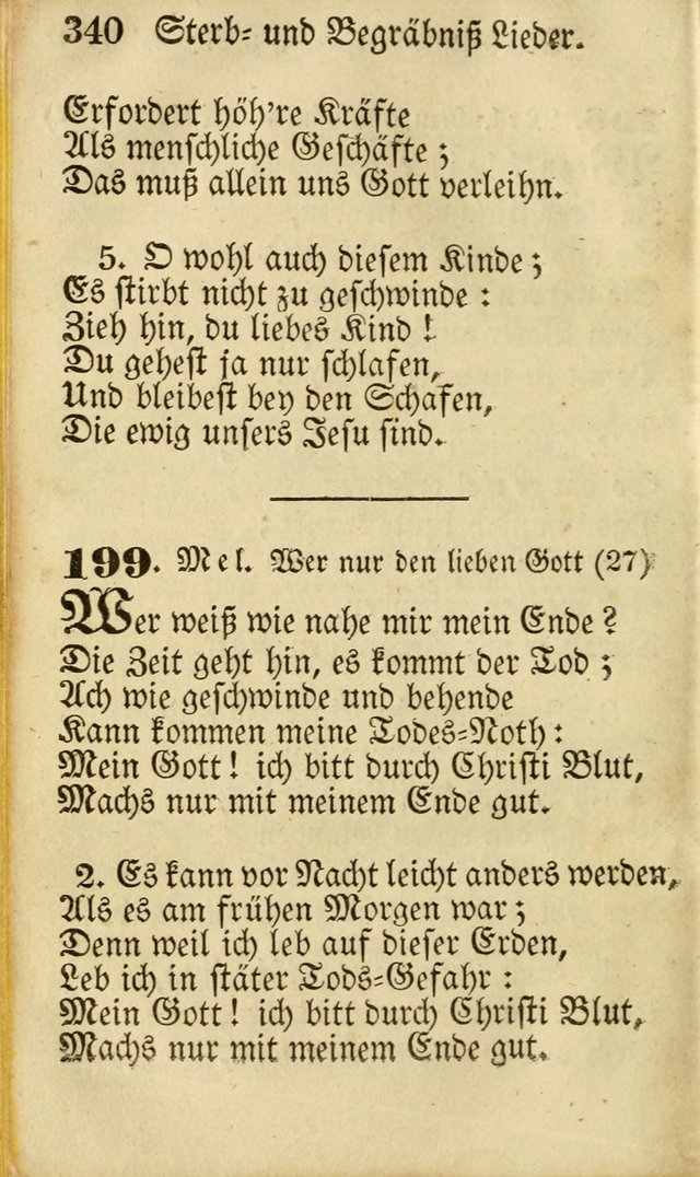 Die Gemeinschaftliche Liedersammlung: zum allgemeinen Gebrauch des wahren Gottesdienstes: mit einem inhalt sammt zwensachen register versehen (3 aufl.) page 342