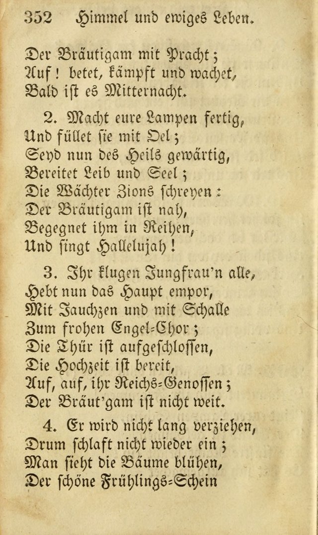 Die Gemeinschaftliche Liedersammlung: zum allgemeinen Gebrauch des wahren Gottesdienstes: mit einem inhalt sammt zwensachen register versehen (3 aufl.) page 354