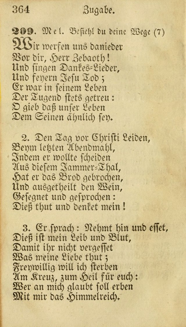 Die Gemeinschaftliche Liedersammlung: zum allgemeinen Gebrauch des wahren Gottesdienstes: mit einem inhalt sammt zwensachen register versehen (3 aufl.) page 366