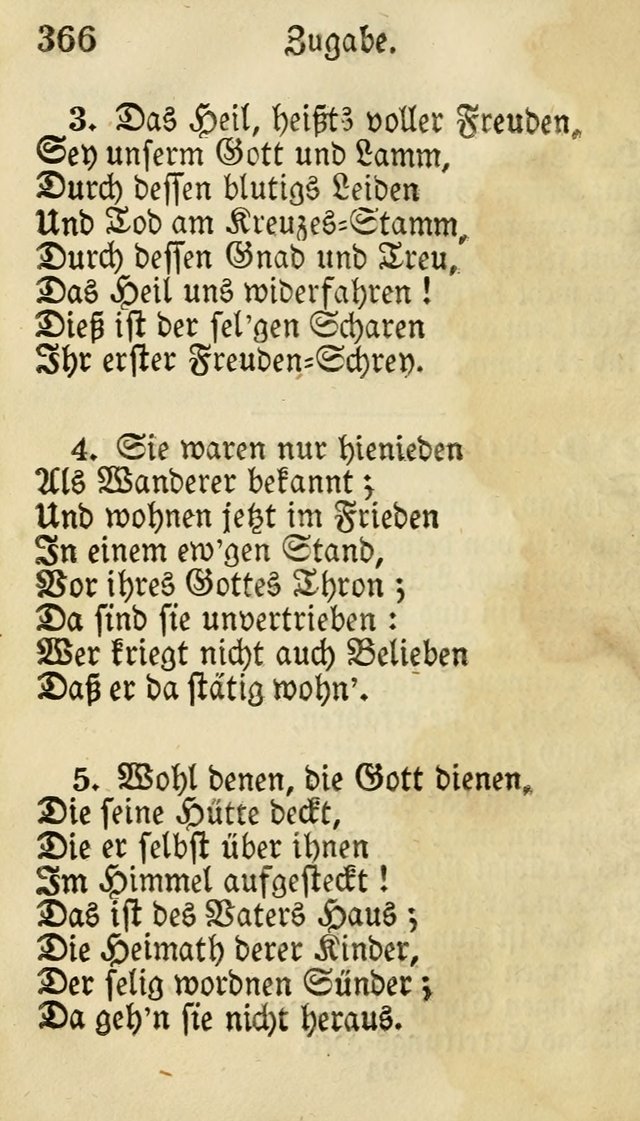 Die Gemeinschaftliche Liedersammlung: zum allgemeinen Gebrauch des wahren Gottesdienstes: mit einem inhalt sammt zwensachen register versehen (3 aufl.) page 368