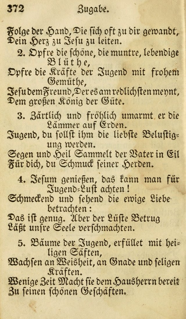 Die Gemeinschaftliche Liedersammlung: zum allgemeinen Gebrauch des wahren Gottesdienstes: mit einem inhalt sammt zwensachen register versehen (3 aufl.) page 374