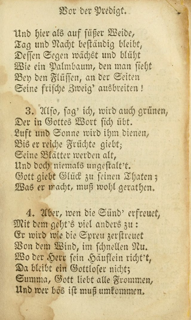 Die Gemeinschaftliche Liedersammlung: zum allgemeinen Gebrauch des wahren Gottesdienstes: mit einem inhalt sammt zwensachen register versehen (3 aufl.) page 9