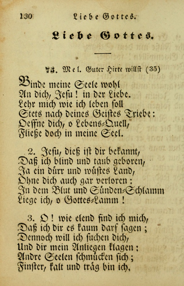 Die Gemeinschaftliche Liedersammlung: zum allgemeinen Gebrauch des wahren Gotrtesdienstes; mit einem inhalt sammt zweisachem Register versehen (4th Aufl) page 132