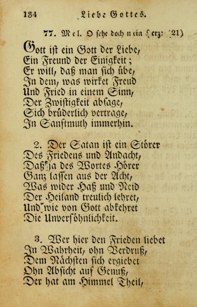 Die Gemeinschaftliche Liedersammlung: zum allgemeinen Gebrauch des wahren Gotrtesdienstes; mit einem inhalt sammt zweisachem Register versehen (4th Aufl) page 136