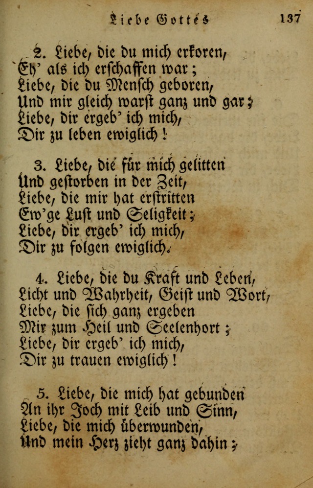 Die Gemeinschaftliche Liedersammlung: zum allgemeinen Gebrauch des wahren Gotrtesdienstes; mit einem inhalt sammt zweisachem Register versehen (4th Aufl) page 139