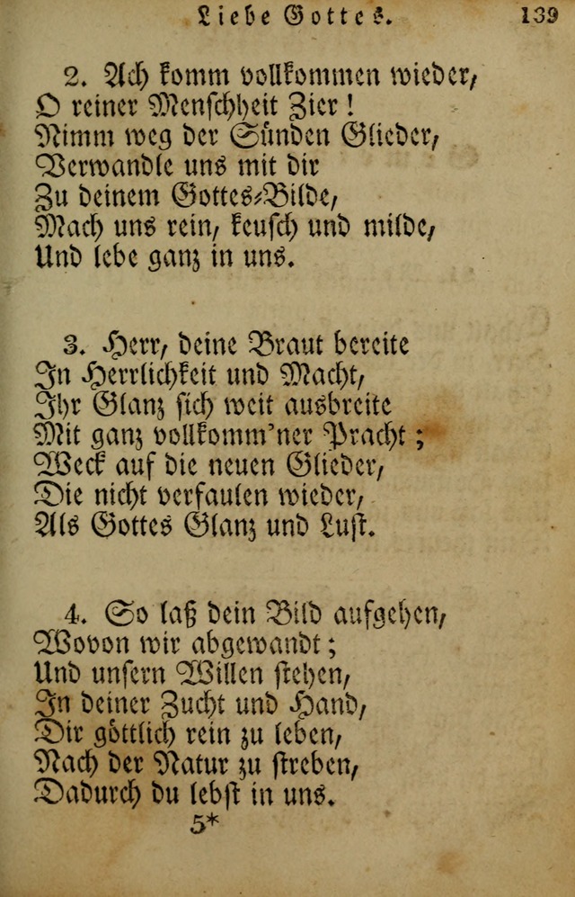 Die Gemeinschaftliche Liedersammlung: zum allgemeinen Gebrauch des wahren Gotrtesdienstes; mit einem inhalt sammt zweisachem Register versehen (4th Aufl) page 141