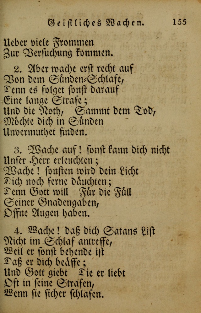 Die Gemeinschaftliche Liedersammlung: zum allgemeinen Gebrauch des wahren Gotrtesdienstes; mit einem inhalt sammt zweisachem Register versehen (4th Aufl) page 157