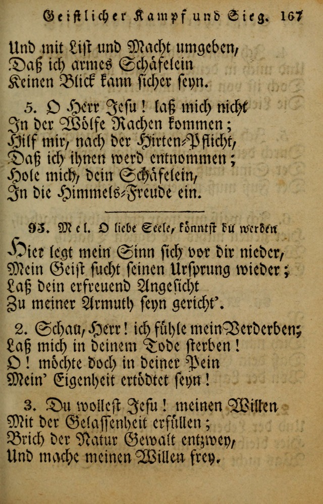 Die Gemeinschaftliche Liedersammlung: zum allgemeinen Gebrauch des wahren Gotrtesdienstes; mit einem inhalt sammt zweisachem Register versehen (4th Aufl) page 169