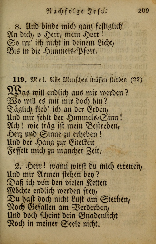 Die Gemeinschaftliche Liedersammlung: zum allgemeinen Gebrauch des wahren Gotrtesdienstes; mit einem inhalt sammt zweisachem Register versehen (4th Aufl) page 213