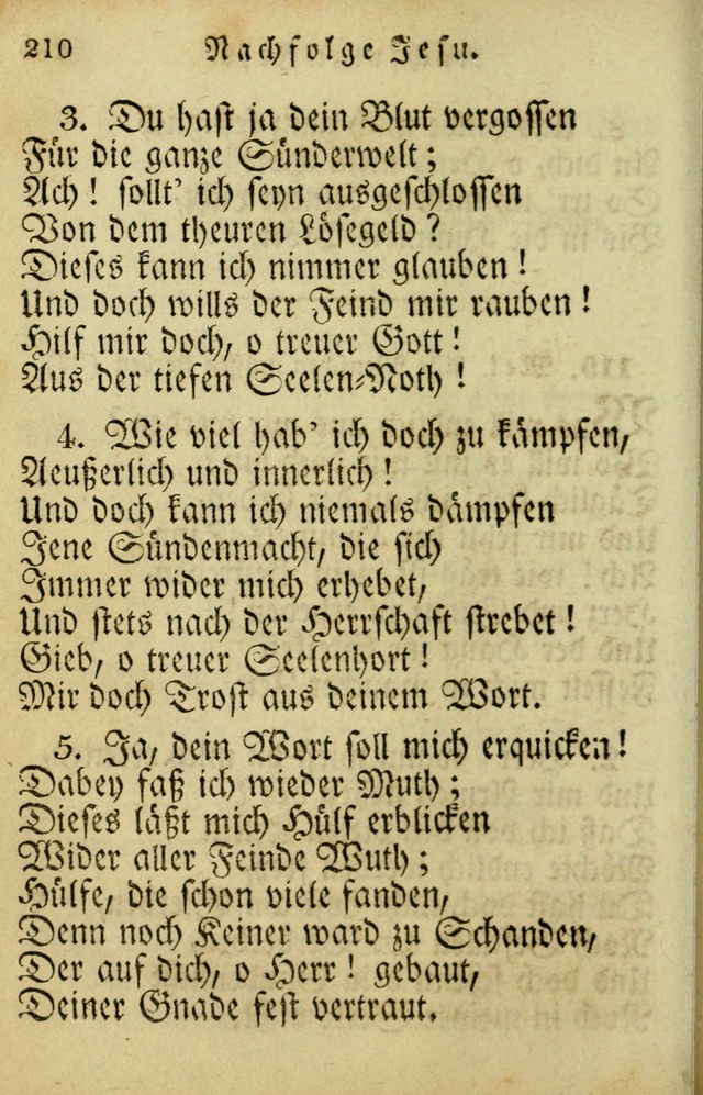 Die Gemeinschaftliche Liedersammlung: zum allgemeinen Gebrauch des wahren Gotrtesdienstes; mit einem inhalt sammt zweisachem Register versehen (4th Aufl) page 214