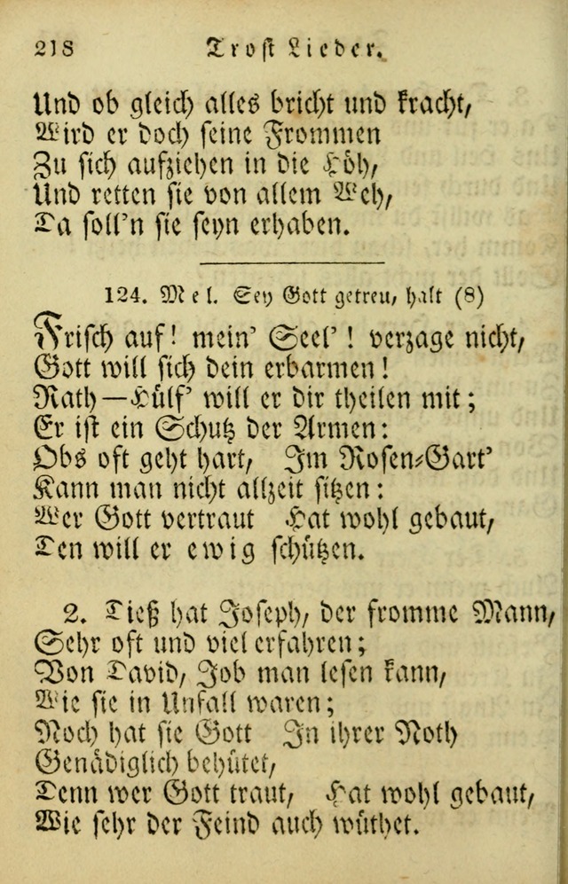 Die Gemeinschaftliche Liedersammlung: zum allgemeinen Gebrauch des wahren Gotrtesdienstes; mit einem inhalt sammt zweisachem Register versehen (4th Aufl) page 222