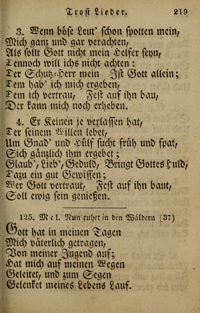 Die Gemeinschaftliche Liedersammlung: zum allgemeinen Gebrauch des wahren Gotrtesdienstes; mit einem inhalt sammt zweisachem Register versehen (4th Aufl) page 223