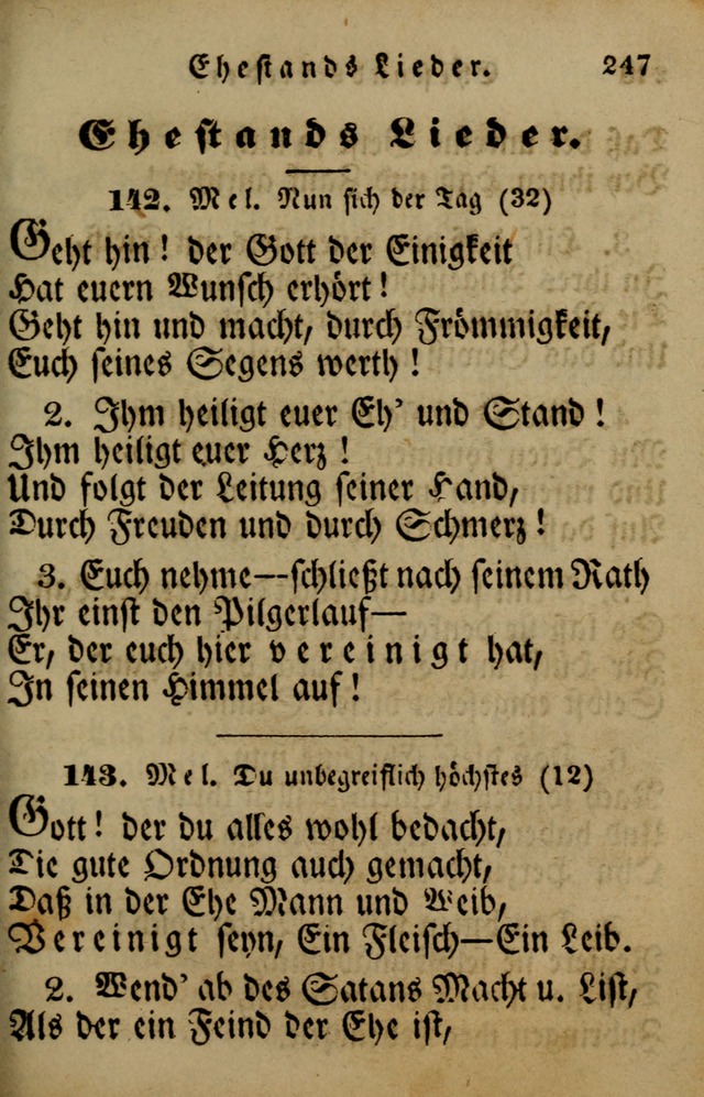 Die Gemeinschaftliche Liedersammlung: zum allgemeinen Gebrauch des wahren Gotrtesdienstes; mit einem inhalt sammt zweisachem Register versehen (4th Aufl) page 253