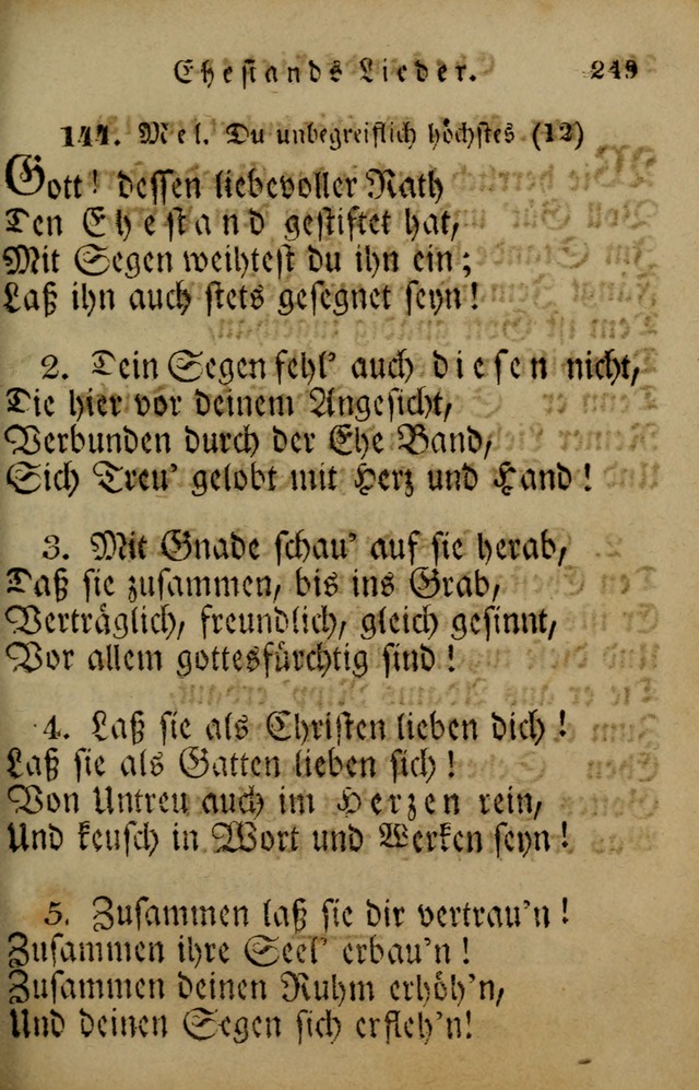 Die Gemeinschaftliche Liedersammlung: zum allgemeinen Gebrauch des wahren Gotrtesdienstes; mit einem inhalt sammt zweisachem Register versehen (4th Aufl) page 257