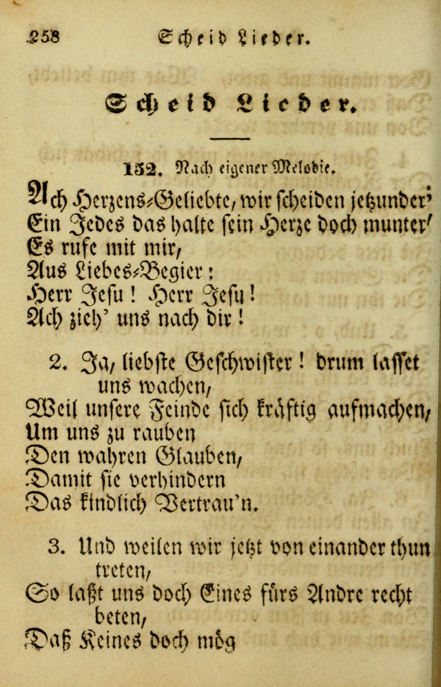 Die Gemeinschaftliche Liedersammlung: zum allgemeinen Gebrauch des wahren Gotrtesdienstes; mit einem inhalt sammt zweisachem Register versehen (4th Aufl) page 266