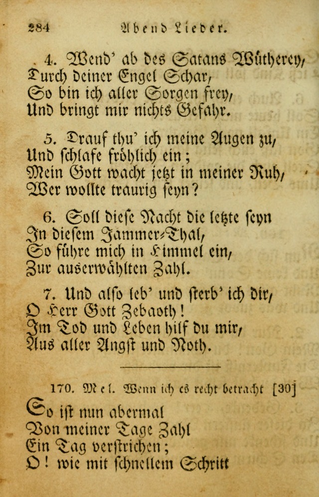 Die Gemeinschaftliche Liedersammlung: zum allgemeinen Gebrauch des wahren Gotrtesdienstes; mit einem inhalt sammt zweisachem Register versehen (4th Aufl) page 292