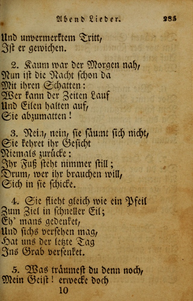 Die Gemeinschaftliche Liedersammlung: zum allgemeinen Gebrauch des wahren Gotrtesdienstes; mit einem inhalt sammt zweisachem Register versehen (4th Aufl) page 293