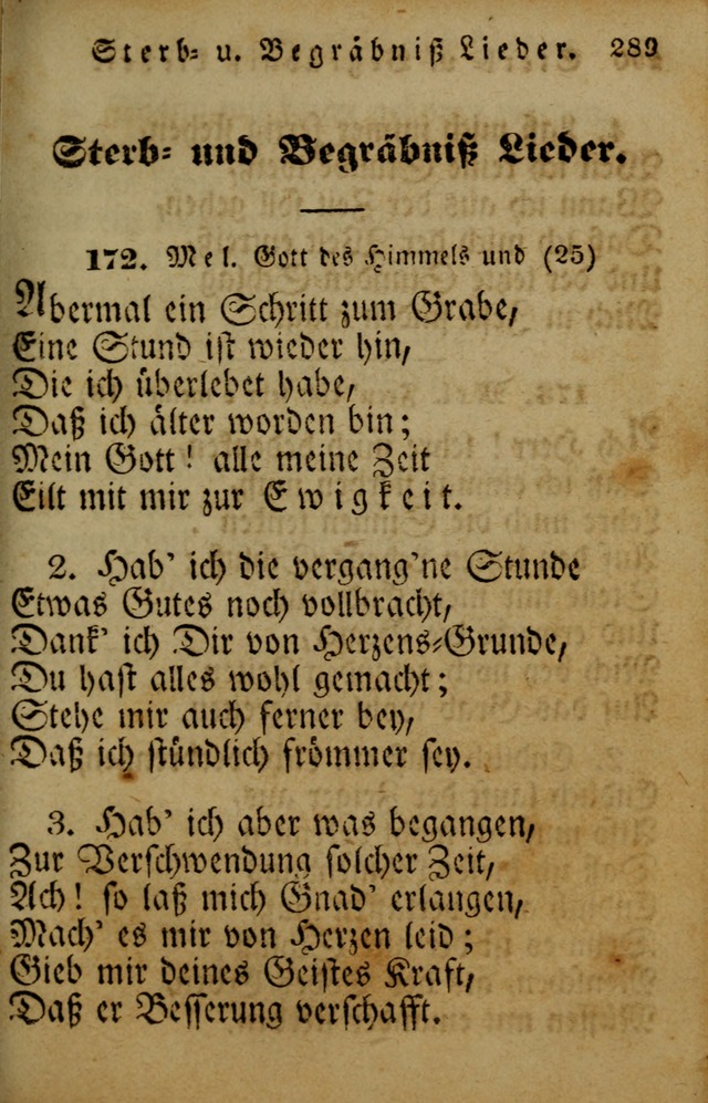 Die Gemeinschaftliche Liedersammlung: zum allgemeinen Gebrauch des wahren Gotrtesdienstes; mit einem inhalt sammt zweisachem Register versehen (4th Aufl) page 297