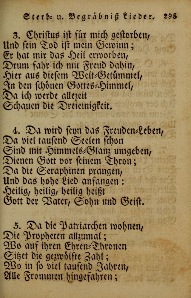 Die Gemeinschaftliche Liedersammlung: zum allgemeinen Gebrauch des wahren Gotrtesdienstes; mit einem inhalt sammt zweisachem Register versehen (4th Aufl) page 303