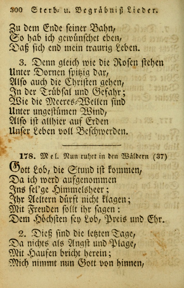 Die Gemeinschaftliche Liedersammlung: zum allgemeinen Gebrauch des wahren Gotrtesdienstes; mit einem inhalt sammt zweisachem Register versehen (4th Aufl) page 308