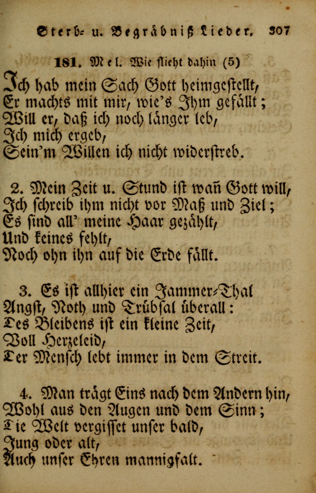 Die Gemeinschaftliche Liedersammlung: zum allgemeinen Gebrauch des wahren Gotrtesdienstes; mit einem inhalt sammt zweisachem Register versehen (4th Aufl) page 315