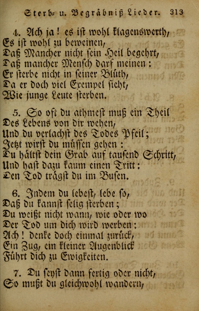 Die Gemeinschaftliche Liedersammlung: zum allgemeinen Gebrauch des wahren Gotrtesdienstes; mit einem inhalt sammt zweisachem Register versehen (4th Aufl) page 321