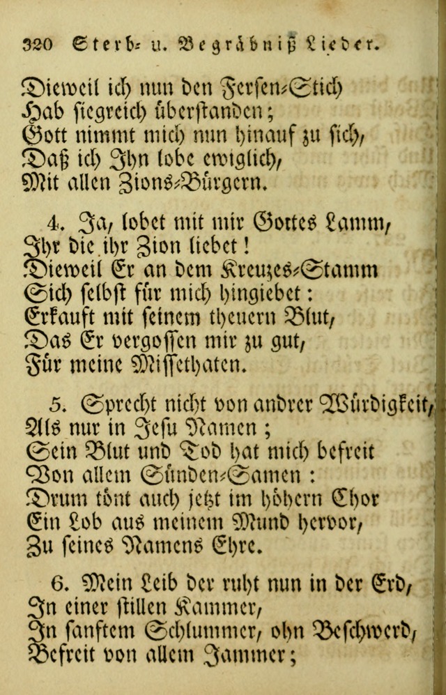 Die Gemeinschaftliche Liedersammlung: zum allgemeinen Gebrauch des wahren Gotrtesdienstes; mit einem inhalt sammt zweisachem Register versehen (4th Aufl) page 328