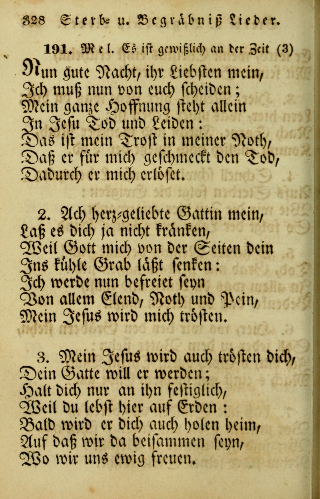 Die Gemeinschaftliche Liedersammlung: zum allgemeinen Gebrauch des wahren Gotrtesdienstes; mit einem inhalt sammt zweisachem Register versehen (4th Aufl) page 336