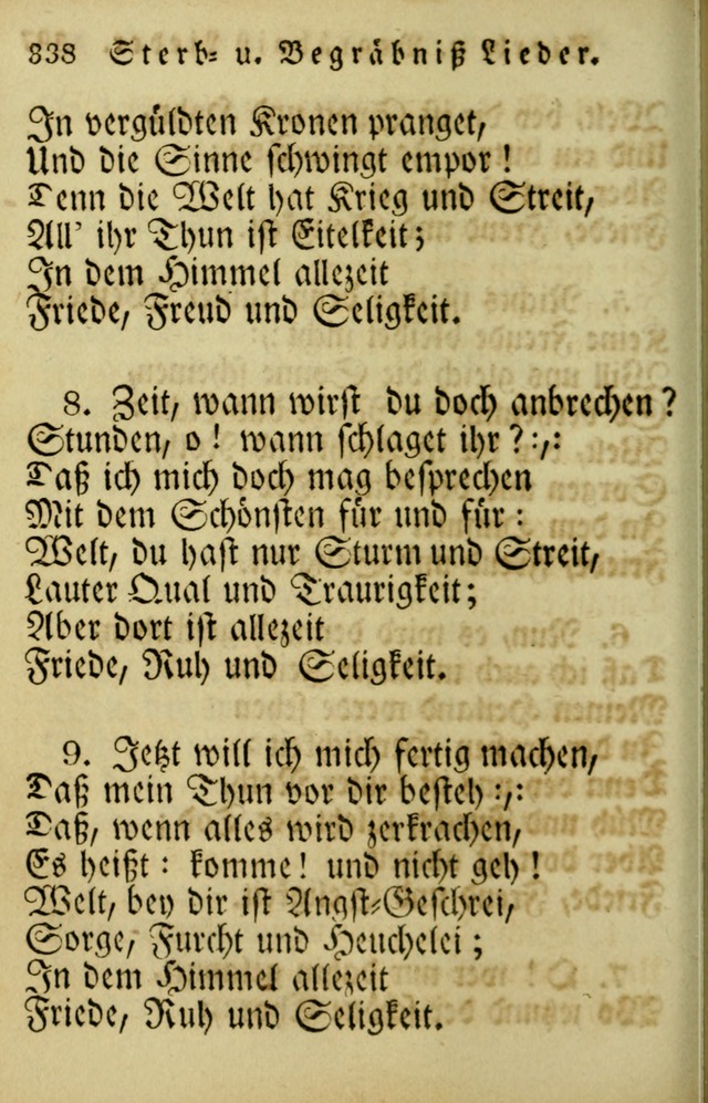 Die Gemeinschaftliche Liedersammlung: zum allgemeinen Gebrauch des wahren Gotrtesdienstes; mit einem inhalt sammt zweisachem Register versehen (4th Aufl) page 346