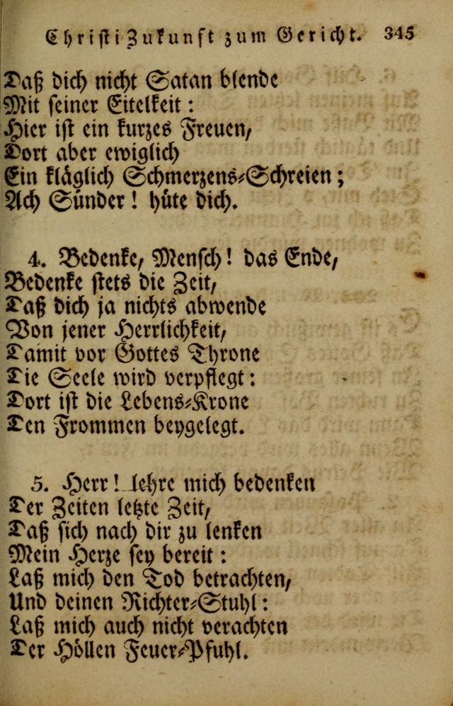 Die Gemeinschaftliche Liedersammlung: zum allgemeinen Gebrauch des wahren Gotrtesdienstes; mit einem inhalt sammt zweisachem Register versehen (4th Aufl) page 353