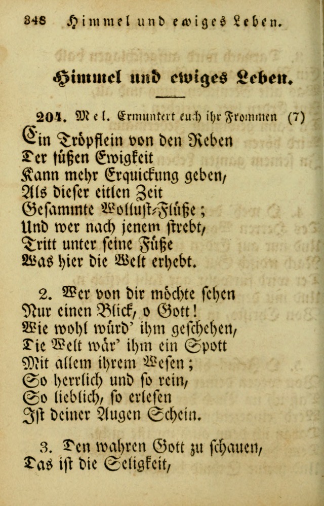 Die Gemeinschaftliche Liedersammlung: zum allgemeinen Gebrauch des wahren Gotrtesdienstes; mit einem inhalt sammt zweisachem Register versehen (4th Aufl) page 356