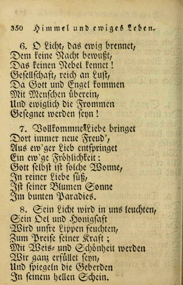 Die Gemeinschaftliche Liedersammlung: zum allgemeinen Gebrauch des wahren Gotrtesdienstes; mit einem inhalt sammt zweisachem Register versehen (4th Aufl) page 360