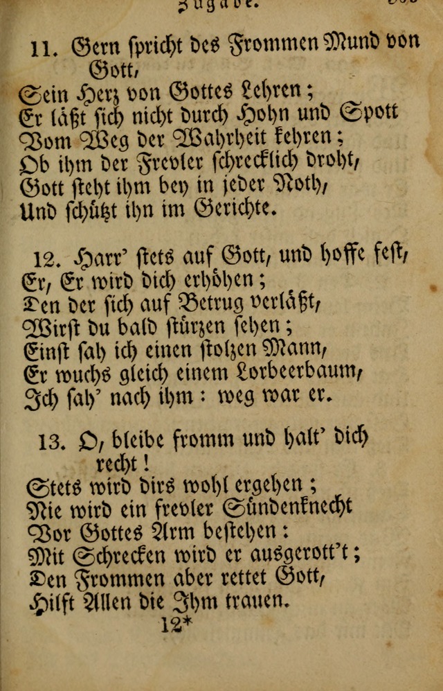 Die Gemeinschaftliche Liedersammlung: zum allgemeinen Gebrauch des wahren Gotrtesdienstes; mit einem inhalt sammt zweisachem Register versehen (4th Aufl) page 373