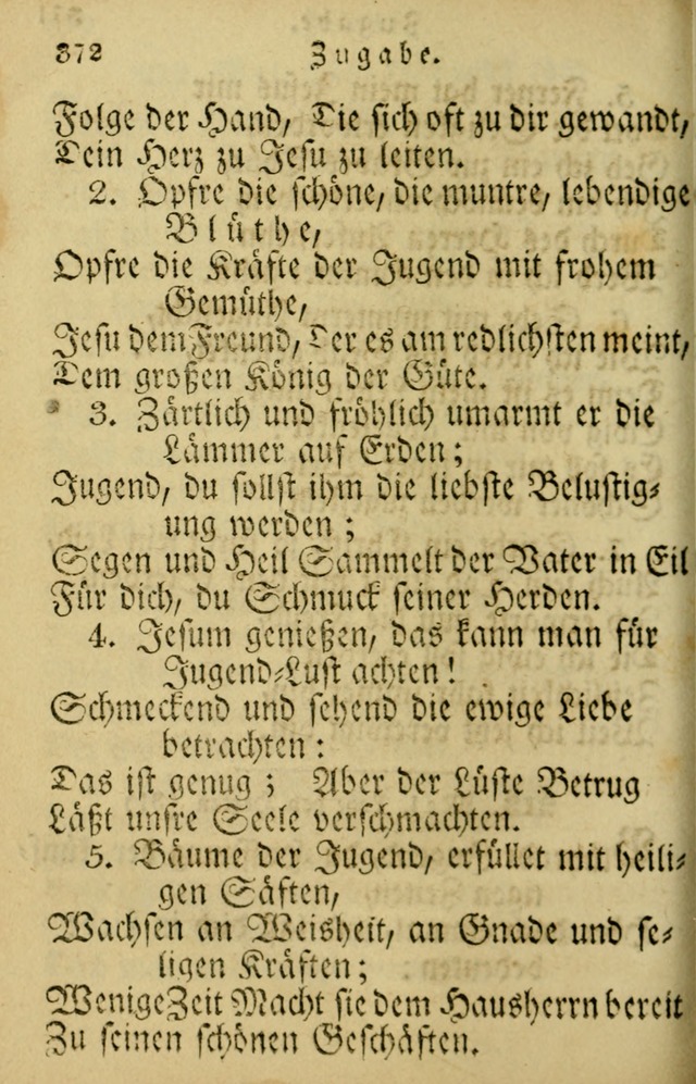 Die Gemeinschaftliche Liedersammlung: zum allgemeinen Gebrauch des wahren Gotrtesdienstes; mit einem inhalt sammt zweisachem Register versehen (4th Aufl) page 382