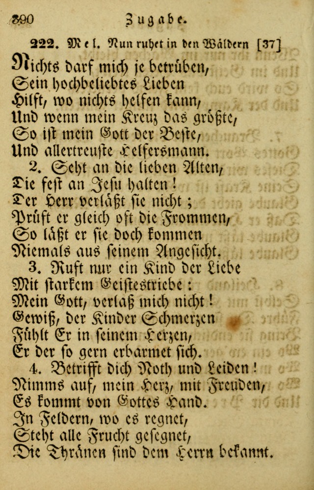 Die Gemeinschaftliche Liedersammlung: zum allgemeinen Gebrauch des wahren Gotrtesdienstes; mit einem inhalt sammt zweisachem Register versehen (4th Aufl) page 400