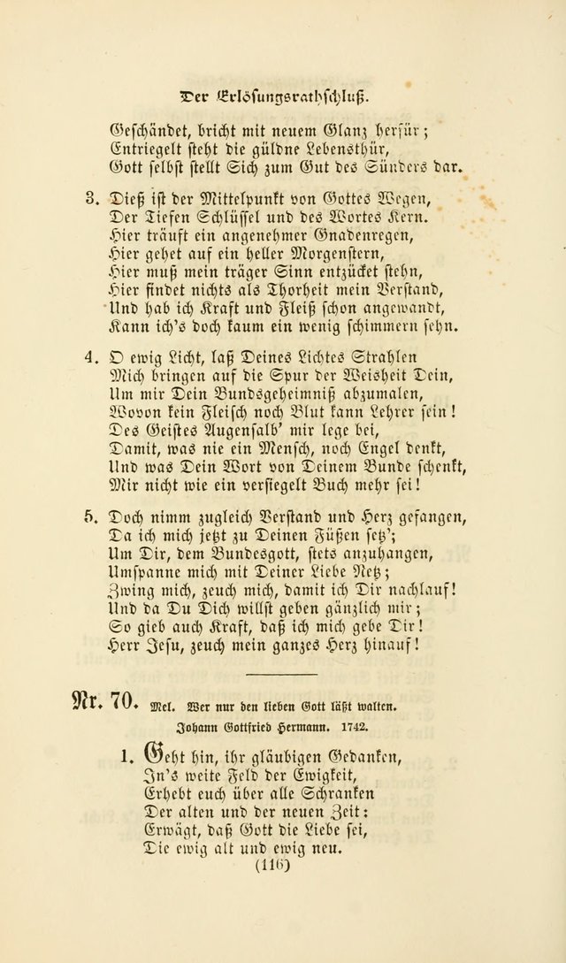 Deutsches Gesangbuch: eine auswahl geistlicher Lieder aus allen Zeiten der Christlichen Kirche page 113