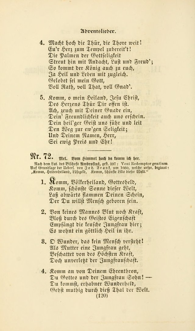 Deutsches Gesangbuch: eine auswahl geistlicher Lieder aus allen Zeiten der Christlichen Kirche page 117