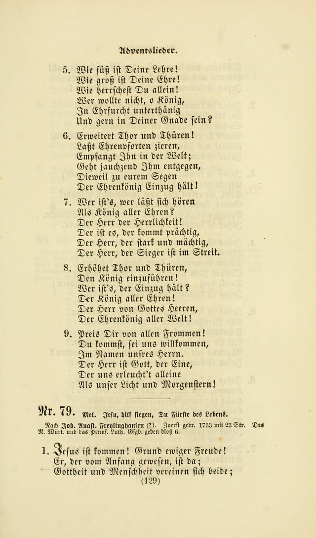 Deutsches Gesangbuch: eine auswahl geistlicher Lieder aus allen Zeiten der Christlichen Kirche page 126