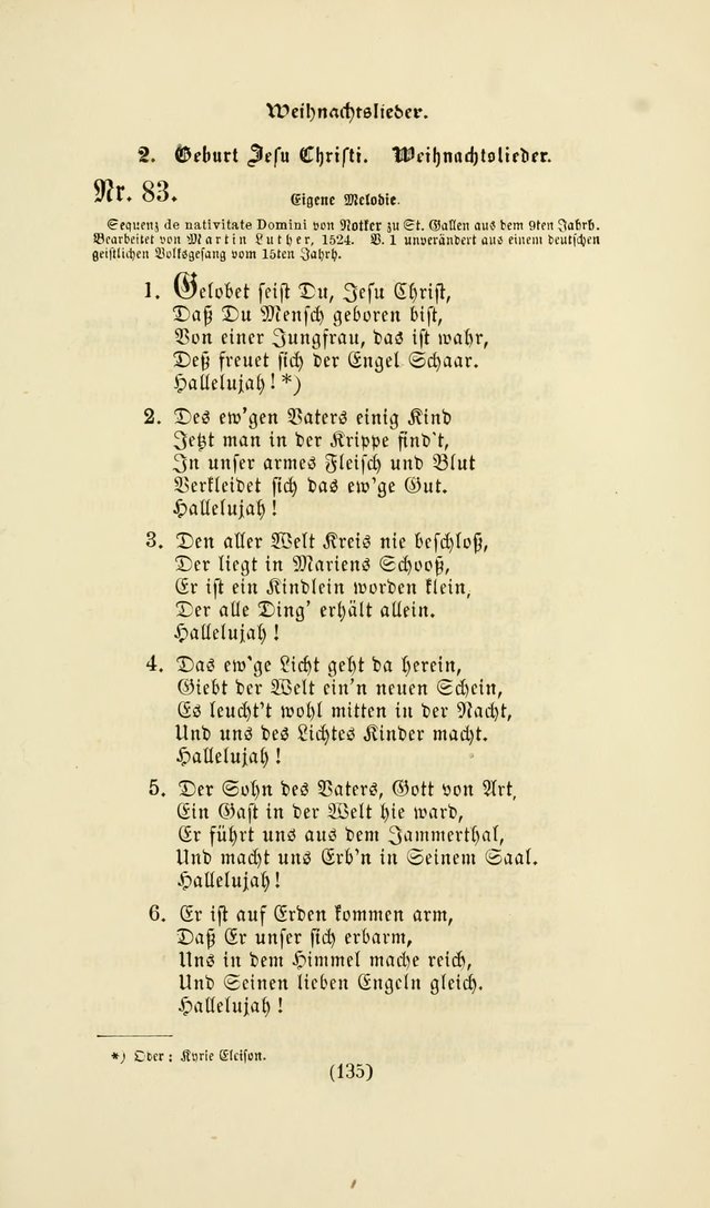 Deutsches Gesangbuch: eine auswahl geistlicher Lieder aus allen Zeiten der Christlichen Kirche page 132