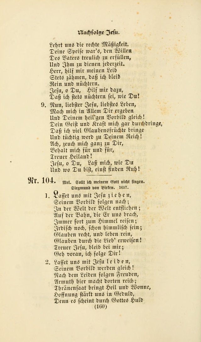 Deutsches Gesangbuch: eine auswahl geistlicher Lieder aus allen Zeiten der Christlichen Kirche page 157