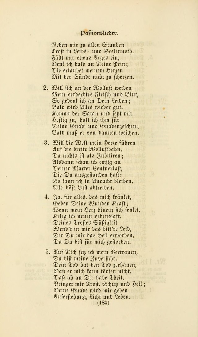 Deutsches Gesangbuch: eine auswahl geistlicher Lieder aus allen Zeiten der Christlichen Kirche page 181