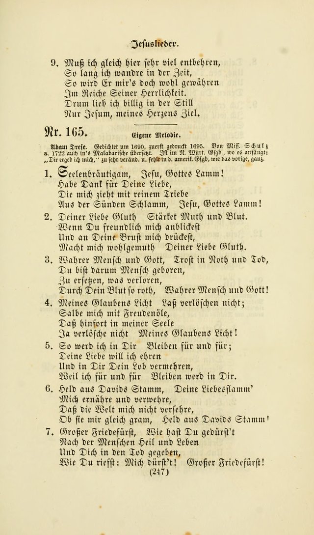 Deutsches Gesangbuch: eine auswahl geistlicher Lieder aus allen Zeiten der Christlichen Kirche page 244