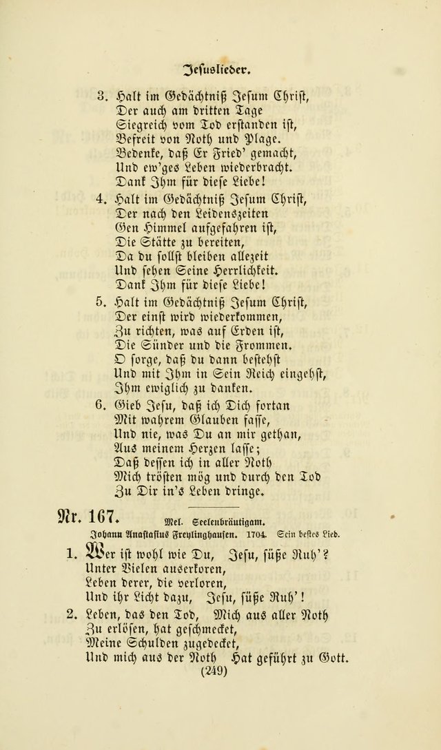 Deutsches Gesangbuch: eine auswahl geistlicher Lieder aus allen Zeiten der Christlichen Kirche page 246