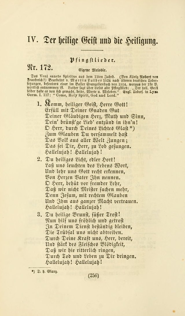 Deutsches Gesangbuch: eine auswahl geistlicher Lieder aus allen Zeiten der Christlichen Kirche page 253