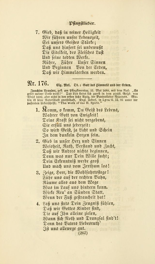 Deutsches Gesangbuch: eine auswahl geistlicher Lieder aus allen Zeiten der Christlichen Kirche page 259