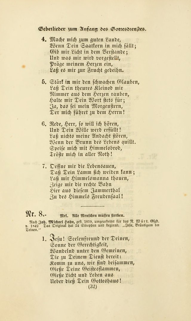 Deutsches Gesangbuch: eine auswahl geistlicher Lieder aus allen Zeiten der Christlichen Kirche page 29